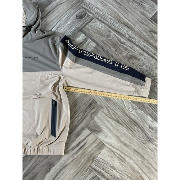 Alphalete Men’s Exp Tech Windbreaker-Desert Safari , Size XL - Picture 5 of 8